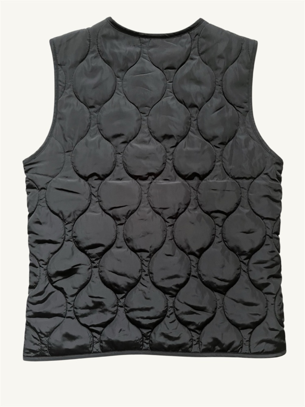 Michael Kors Black Quilted Snap-Front Vest - Picture 2 of 8